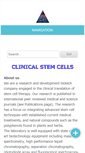 Mobile Screenshot of clinicalstemcells.com